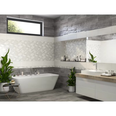 Плитка 587902001 Декор Sonnet Grey Flower 20,1х50,5