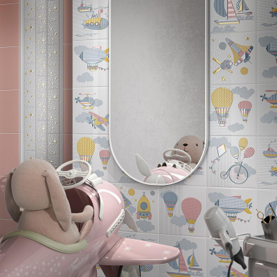 Плитка VT/A376/5009	Декор Бон Вояж Вертолет 20x20