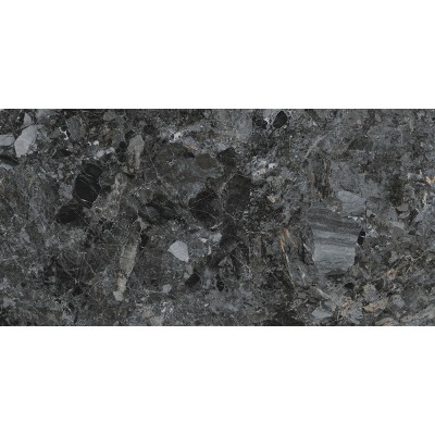 Керамогранит K948087LPR01VTER MarbleS Бреча Черный Лаппато R9 8мм 60x120