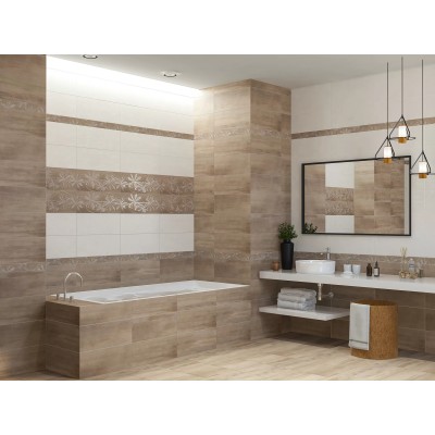 Плитка 587902001 Декор Sonnet Grey Flower 20,1х50,5