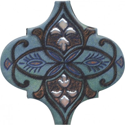 Плитка KMP3STA010M6X Панно Арабески Марокко 1 (из 6 частей 6,5x6,5) 10x25x6,9