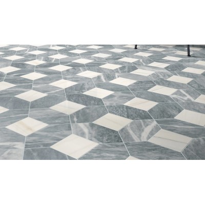 Керамогранит 610130002129 Charme Extra Carrara Battiscopa 7,2x60