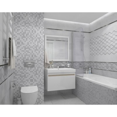 Плитка Декор Mizar Attimo тёмно-серый 17-05-07-1180-0 20х60