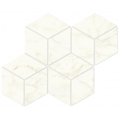 Мозаика A42K Marvel Calacatta Delicato Mosaico Esagono Lapp 30x35