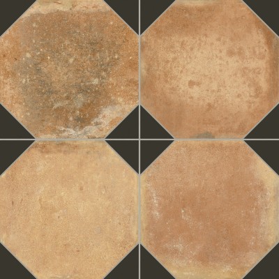 Керамогранит 41563 Fs Nonna Black Decor LT 45,2x45,2x0,95