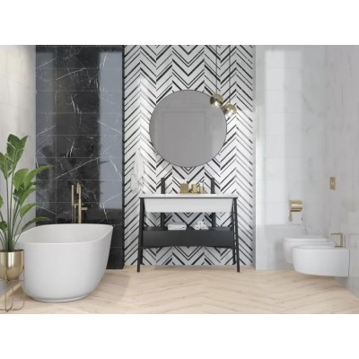 Плитка GTU051D Gatsby белый 25х75