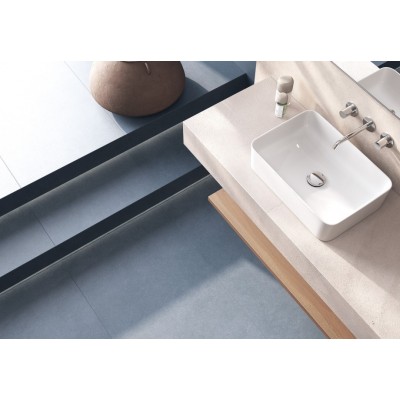 Керамогранит 17648 Floresta цветы серый ректификат 60x120