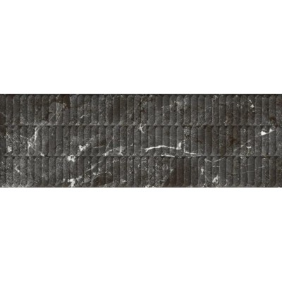 Плитка KM3090B0170R Тубкаль чёрный глянцевый структура обрезной 30x89,5x1,05