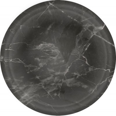 Плитка OBD005 Декор Коррер чёрный глянцевый 16x16x1,2