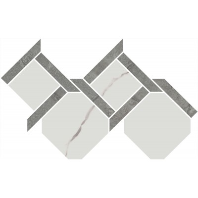 Керамогранит ID167 Декор Риальто 3 наборный лаппатированный 48x29,5x0,9