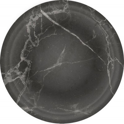 Плитка OBD005 Декор Коррер чёрный глянцевый 16x16x1,2