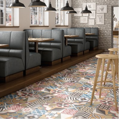 Керамогранит 20929 Caprice Burgundy Corner 20x20