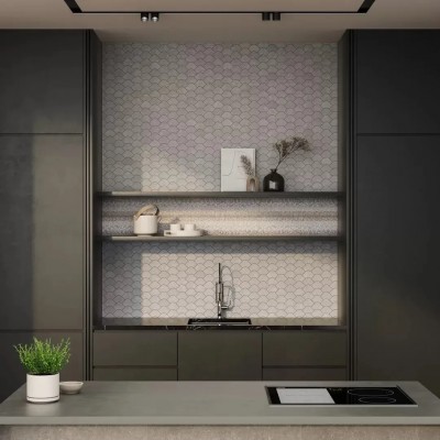 Плитка KM6012B0081R Касабланка серый матовый структура обрезной 60x119,5x0,9