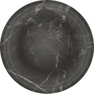 Плитка OBD005 Декор Коррер чёрный глянцевый 16x16x1,2