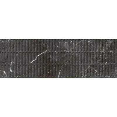 Плитка KM3090B0170R Тубкаль чёрный глянцевый структура обрезной 30x89,5x1,05