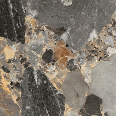 Керамогранит CR6060G0451R Grappolo Multi серый матовый 59,5х59,5