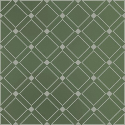 Плитка KMD3STA015GN Декор Бахия 1 зелёный глянцевый 9,8x9,8x0,7