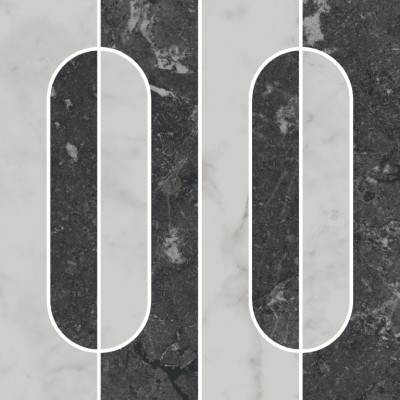 Керамогранит KMD2HID013GR Декор Тубкаль наборный матовый обрезной 30x30x0,9