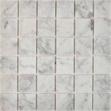 Мозаика PIX238 Bianco carrara из мрамора полированная 48x48 305х305x6