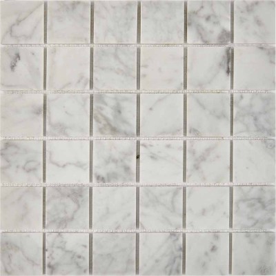 Мозаика PIX238 Bianco carrara из мрамора полированная 48x48 305х305x6