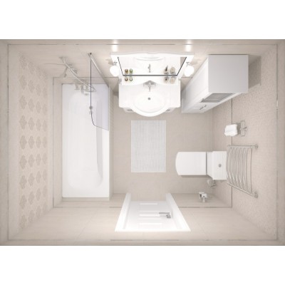 Плитка 60006 Atria ванильный узор 20х60