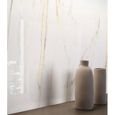 Керамогранит 610130007457 Stellaris Calacatta Gold Battiscopa Lap 7.2x60