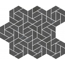 Мозаика 620110000158 Metropolis Imperial Black Mosaico Icon 28.6x34.7