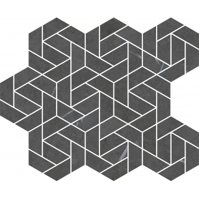 Мозаика 620110000158 Metropolis Imperial Black Mosaico Icon 28.6x34.7