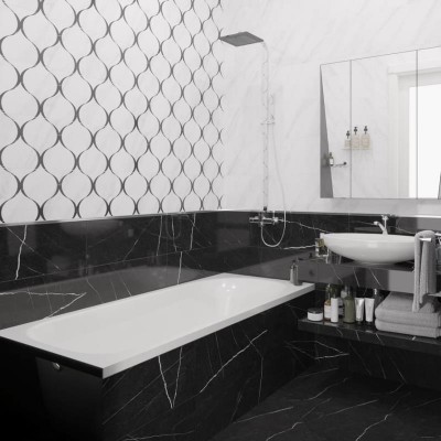 Плитка 10100000448 Aurora Черный 60x25