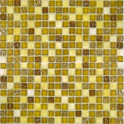 Мозаика Glass Stone 1 (стекло+камень) 15*15 300*300