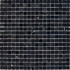 Мозаика PIX244 Nero Marquna из мрамора полированная 15x15 305х305x4