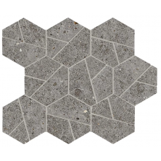 Мозаика A7C0 Boost Stone Smoke Mosaico Hex 25x28,5