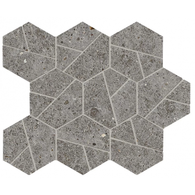 Мозаика A7C0 Boost Stone Smoke Mosaico Hex 25x28,5