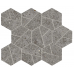 Мозаика A7C0 Boost Stone Smoke Mosaico Hex 25x28,5
