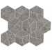 Мозаика A7C0 Boost Stone Smoke Mosaico Hex 25x28,5