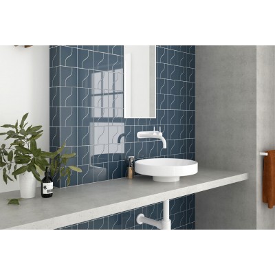 Плитка 28857 Curve Grey Matt 8,3x12