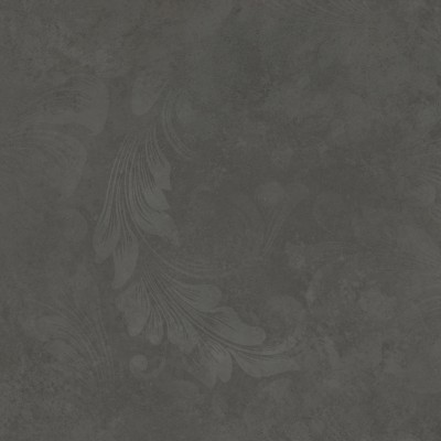 Керамогранит KM4040G0091N Хадду серый тёмный матовый декорированный 40,2x40,2x0,8