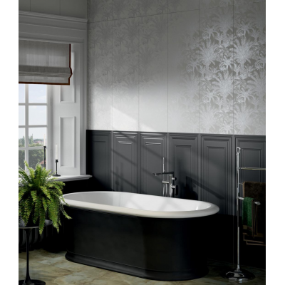 Плитка FME014R Плинтус Синтра черный матовый обрезной 20х40