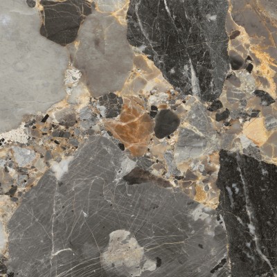 Керамогранит CR6060G0451R Grappolo Multi серый матовый 59,5х59,5