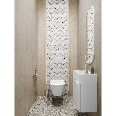 Мозаика T042/SG5264 Монтиони мозаичный бежевый темный 34x35,5