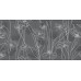 Керамогранит 17648 Floresta цветы серый ректификат 60x120