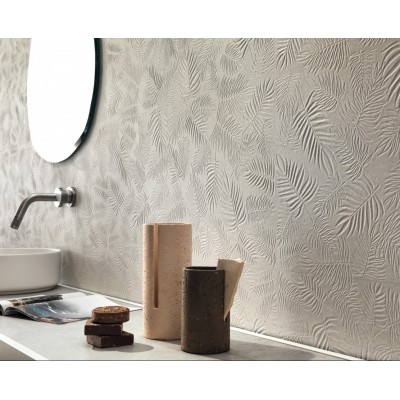 Плитка A57T 3D Wall Carve Field White 40x80