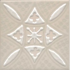 Плитка KMD3STA017GN Декор Бахия 2 бежевый светлый глянцевый 9,8x9,8x0,7