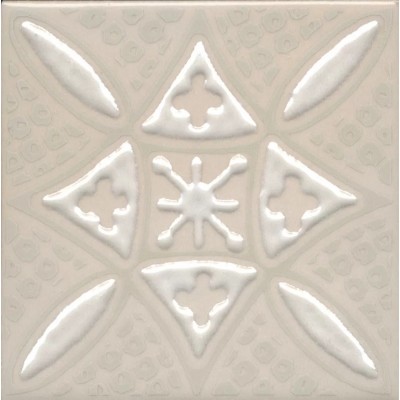 Плитка KMD3STA017GN Декор Бахия 2 бежевый светлый глянцевый 9,8x9,8x0,7