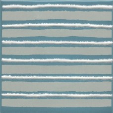 Плитка KMD3STA028GN Декор Бахия 4 бирюзовый глянцевый 9,8x9,8x0,7