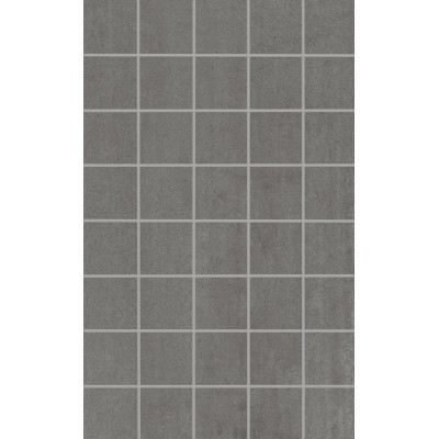 Плитка KMD2PTG010BN Декор чипсет Ломбардиа серый темный матовый 25x40x0,8