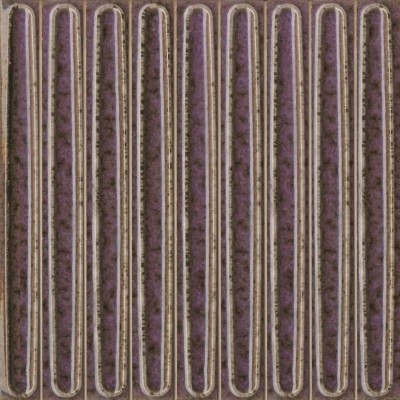 Плитка KMD2SOB005BN Декор чипсет Далия фиолетовый глянцевый 20x20x0,95