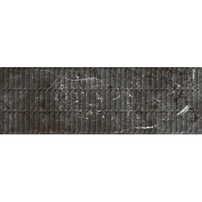 Плитка KM3090B0170R Тубкаль чёрный глянцевый структура обрезной 30x89,5x1,05