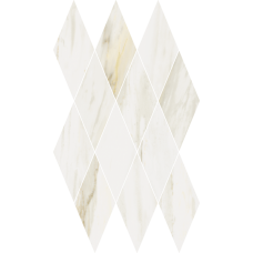 Мозаика 620110000204 Stellaris Carrara Ivory Mosaico Diamond Lux 28x48