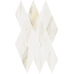 Мозаика 620110000204 Stellaris Carrara Ivory Mosaico Diamond Lux 28x48